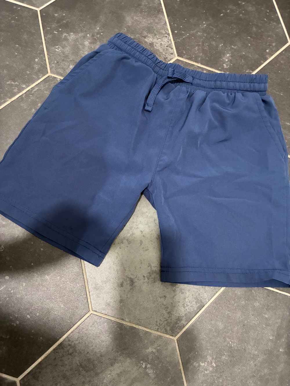 Kids Elastic-Waist Navy Pull-On Shorts